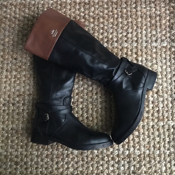 Coach Elm Leather Riding Boot - Picture 4 of 11